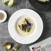 Ceramic Straw Hat Deep Salad Plate