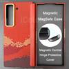 Magsafe Case For Samsung Galaxy Z Fold Special /W25 Central Axis Hinge Magnetic Cover Aramid Carbon Fiber Case Hinge Cover