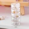 Five-Tier Mini Travel Jewelry Box For Women, Transparent Pill Organizer, Earring Storage Box For Girls;