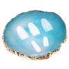 Natural Resin Stone Nail Art Plate Gel Polish Holder Drawing Color Palette Nail Art Display