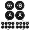 Remote Control Crawler Rubber Car Orange Tires 120*72*69mm 4pcs Replacement for    Hpi     Mk2     1Celsius10 Remote Control Ca