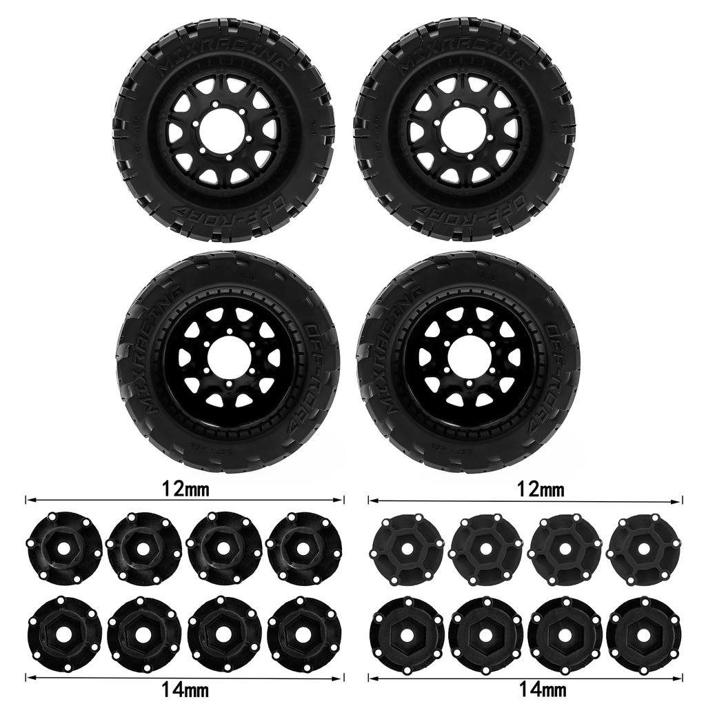 Remote Control Crawler Rubber Car Orange Tires 120*72*69mm 4pcs Replacement for Hpi Mk2 1Celsius10 Remote Control Ca