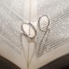 2x Niche Design Moon and for Sun Open Rings Engagement Wedding Ring for Women Lo