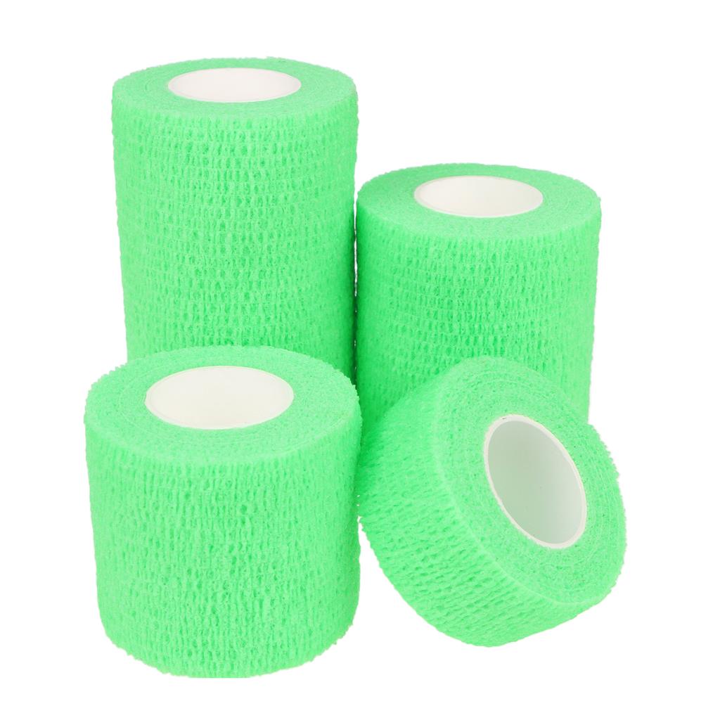24 Pieces Elastic Bandage Tapes Athletic Tape Elastoplast Sports Recovery Strapping Gym Waterproof Muscle Relief Finger Ankle