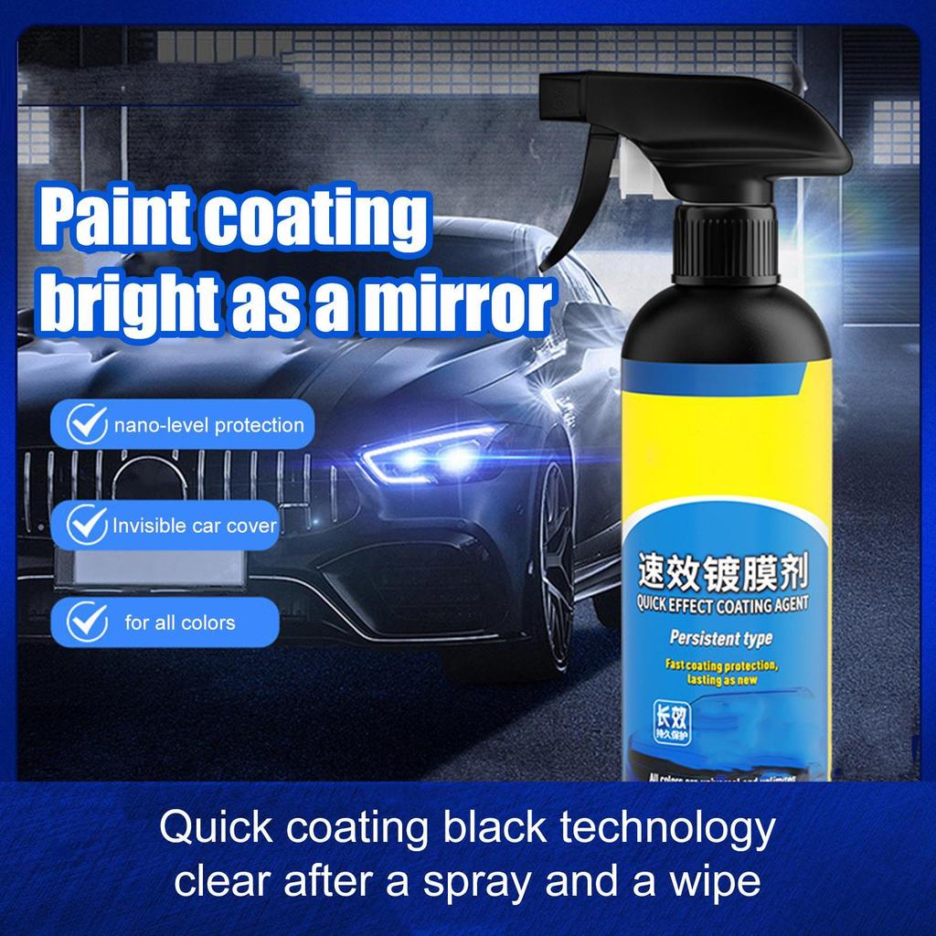 Car Coating Spray Automotive Coating Protectant Auto Paint Polishing Spray For Garage Motorcycle Trucks RVs Sedans Car Detailers