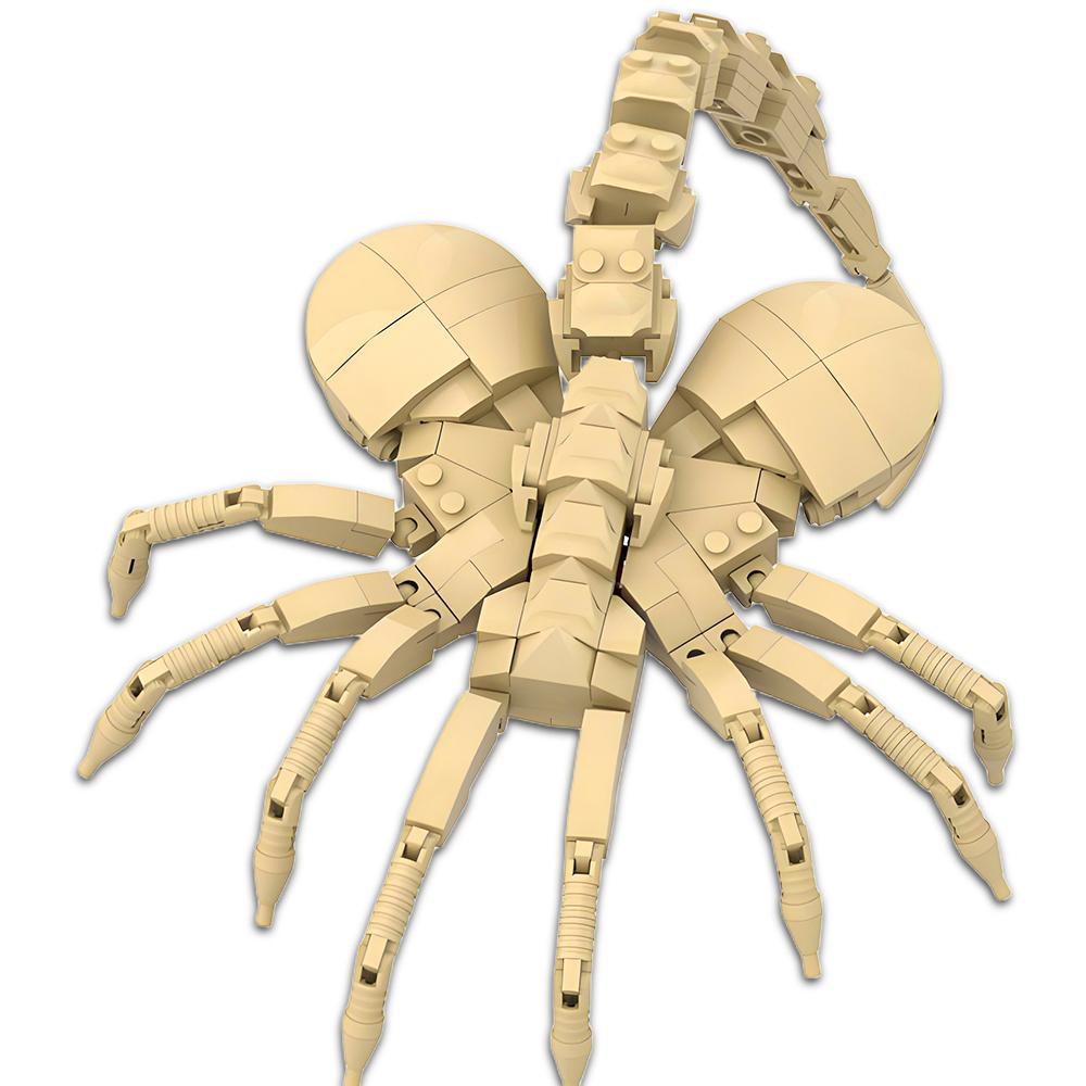 MOC Alien Facehugger Bricks Model Xenomorph Creature Alien Facehugger Building Blocks Toys Christmas Birthday Gifts