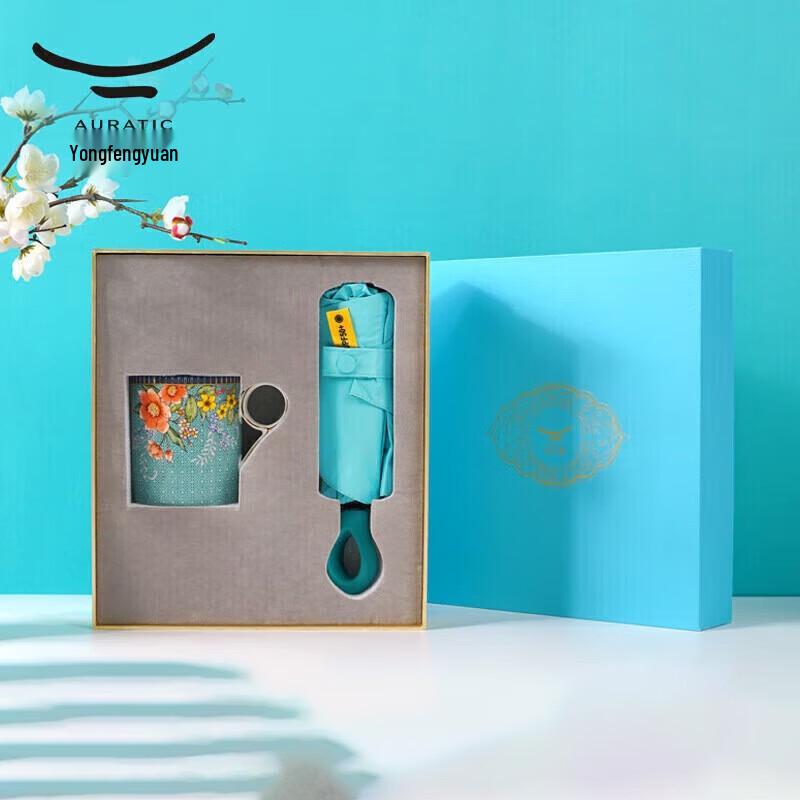 Auratic National Porcelain 350ml Teacup Gift Set