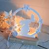 DIY Resin Mold Rabbit Kiss Butterfly Design Circle Bunny - Top Quality for Candle Holder Candy Sticks Home Crafts Decor