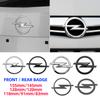 1 szt. 3D ABS Emblemat Maskownica Grill Hood Bonnet Bagażnik Tylny Zderzak Odznaka Logo Naklejka dla Astra Zafira Insignia Corsa OPC