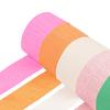 5 Rolls Crepe Paper Streamers Rainbow Assorted Colored Streamers Party