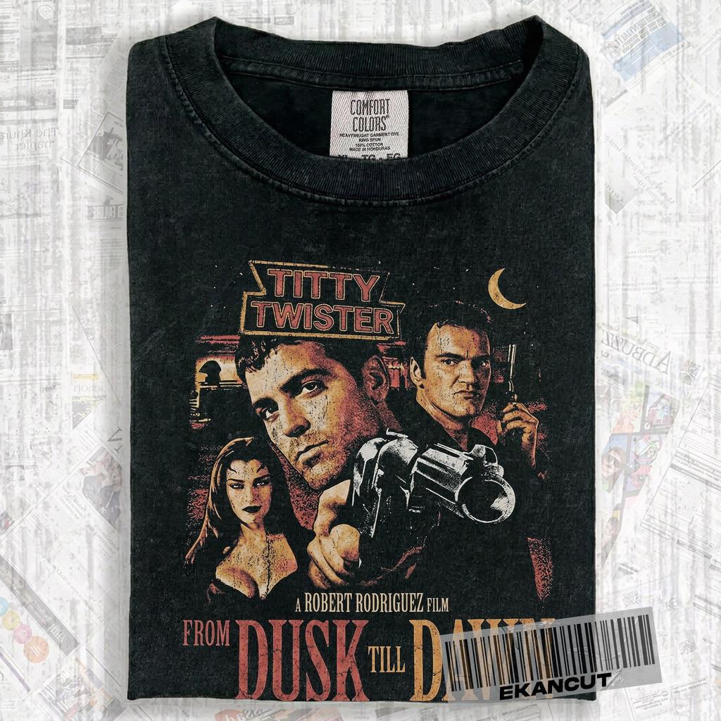 From Dusk Till Dawn Film Poster T-Shirt and kids shirt | Retro Movie Tee
