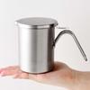 Ernest [Made in Japan] Small Oil Pot (300ml) Stainless Steel, Drip-Resistant (Small Oil Pot for Slim 300), A-77732, a favorite brand of major restaura