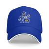 LEGEND Astronaut Robot Design Black Baseball Cap with White Trim and Bold Graphic Print for Casual Streetwear Style
