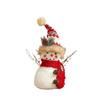 Cartoon Long Legs Snowman Ornaments Cute Plush Snowman Doll Toy  Home Xmas Decoration