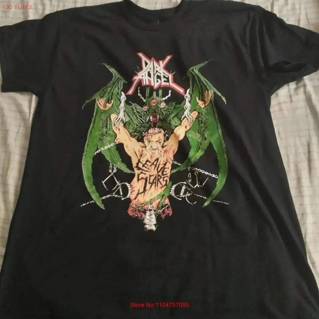 Leave Scars Dark Angel Band T Shirt Black Classic S 5xl Su471 Vintage Versatile Breathable Stylish Slightly