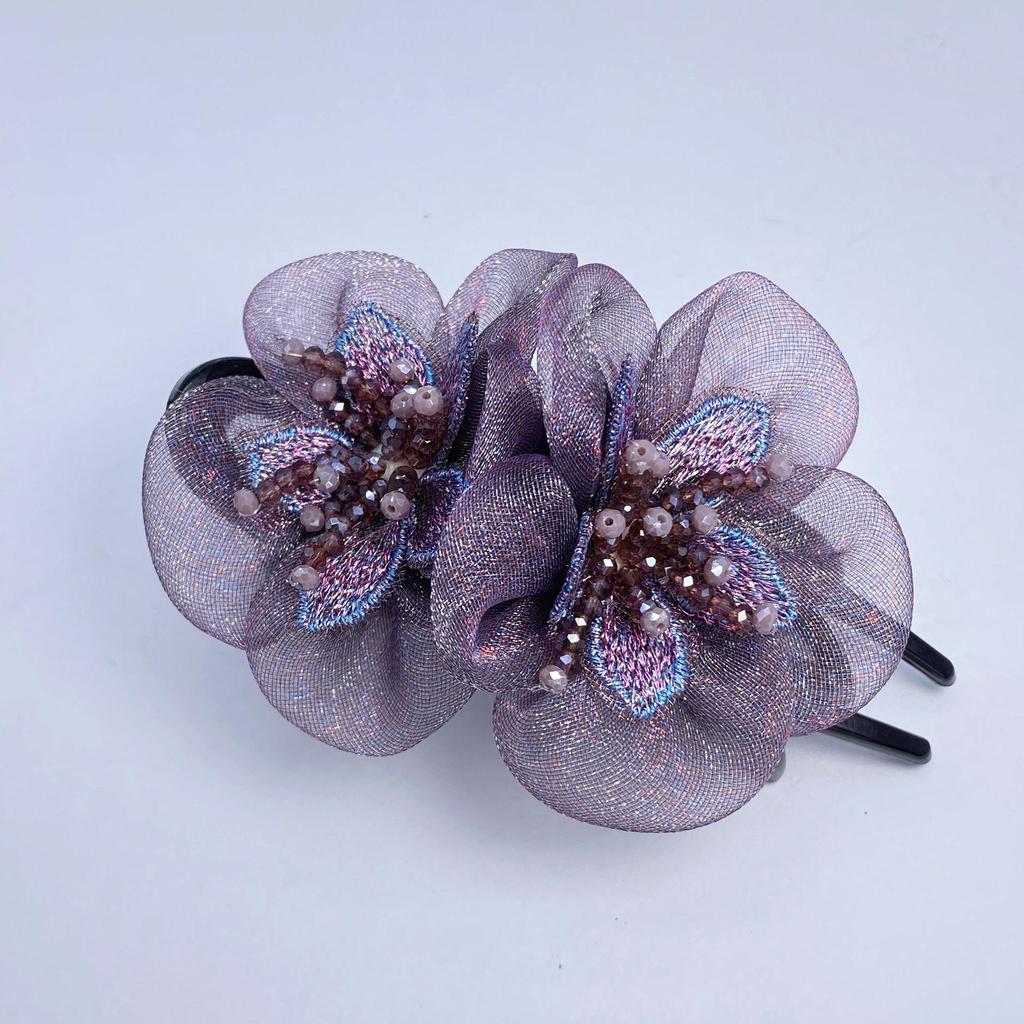Korean Flower Duckbill Hair Clip for Women