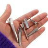Women Professional With Teeth Silver Single Prong Hairdressing Styling Tools Hair Clips Alligator Hairpin