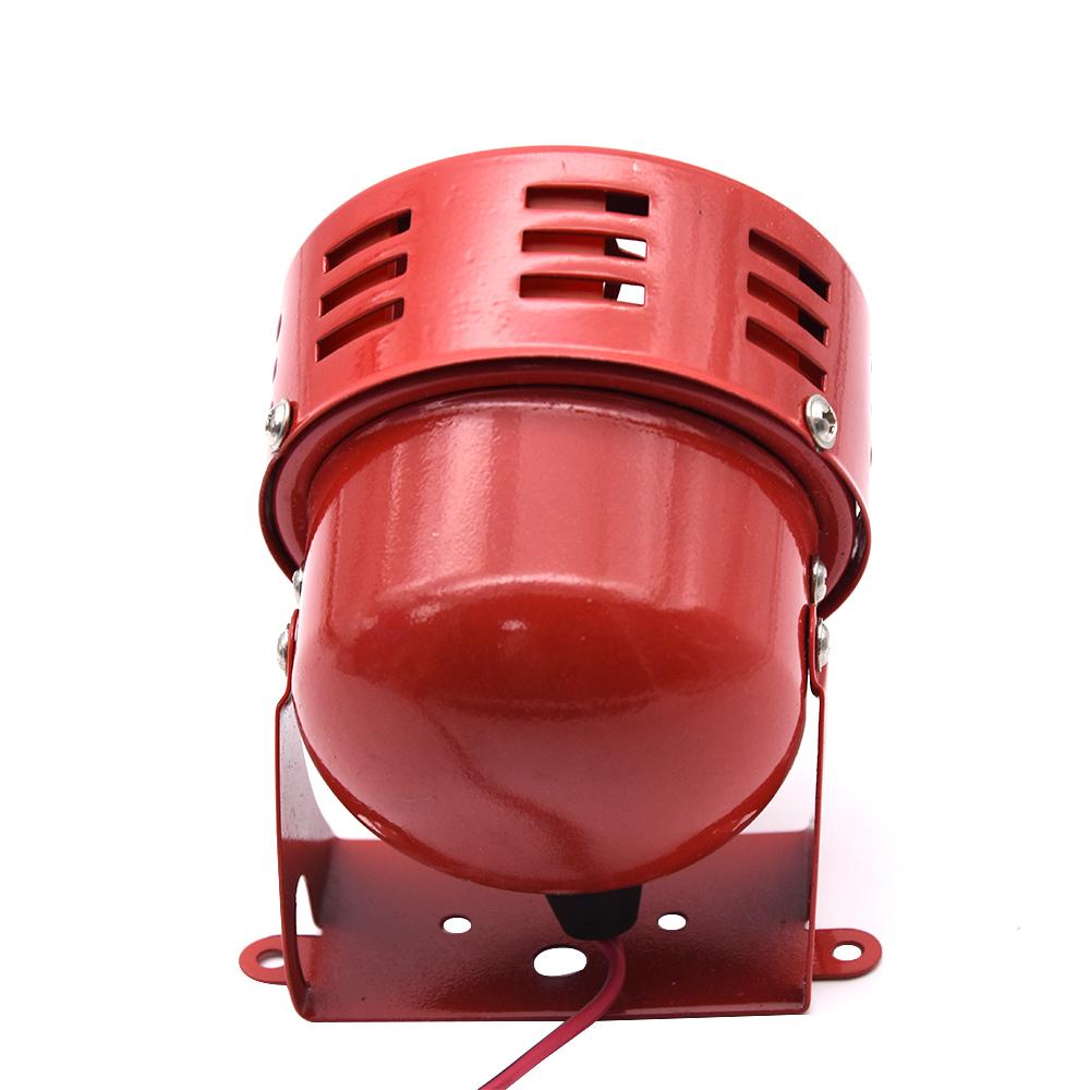 Universal 12v Mini 110dB Red Air Raid Siren Horn Speaker Alarm Car Truck Sound Electric Motor Driven compressed air horn Loudly