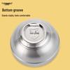 Fuchengxing 12cm 304 Stainless Steel Insulated Rice Bowl