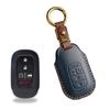The New Retro Key Cover Is Suitable for The New Honda Accord Civic Handmade Leather Car Keychain.