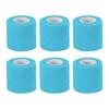PATIKIL X Bandage Elastic Wrap Tape for Stretching Athletic Sports Wrist Ankle Sky Blue 2" 177" Self-Adhesive Wraps, 6-Piece Self-Breathing