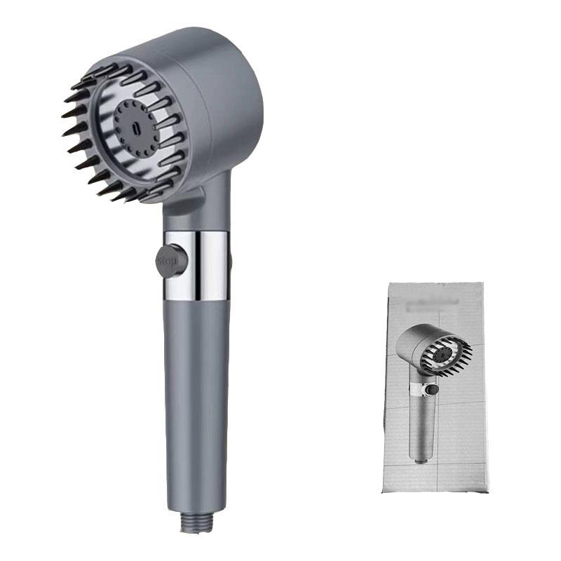 Portable Shower Filter Head Massage Three Modes of Water Output One Click Water Stop Showers for Bathroom Showerhead Accessories