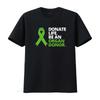 Womens Donate Life Be An Organ Donor T Shirt Awareness Green Ribbon Black Medium Vintage Washed Stylish Top For Everyday Wear