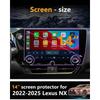 14 Inch Screen Protector For Lexus NX NX250 NX350 -2025 Tempered Glass Protective Film Car Navigation GPS Accessories