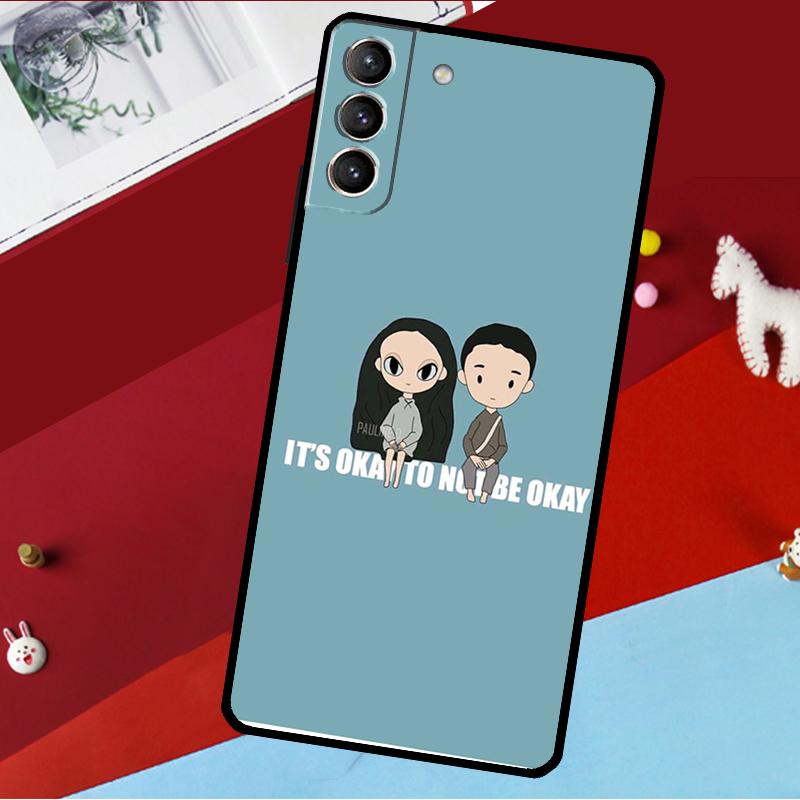 Korean Drama It Is Okay To Not Be Okay Funda For Samsung Galaxy S25 S23 S22 S20 S24 Ultra S9 S10 Plus S21 FE S25 FE Phone Case