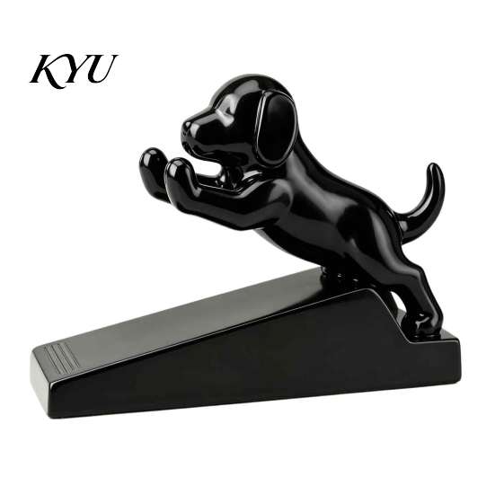 Puppy Ornament Cute Door Stopper, 3D Printed Dog Wedge, Decorative Home Office Desk Decor Stop, Non-Slip Holder for Bedroom, Nursery, Lovers