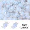 Frosted Acrylic Round Beads for DIY Jewelry and Beading Accessories