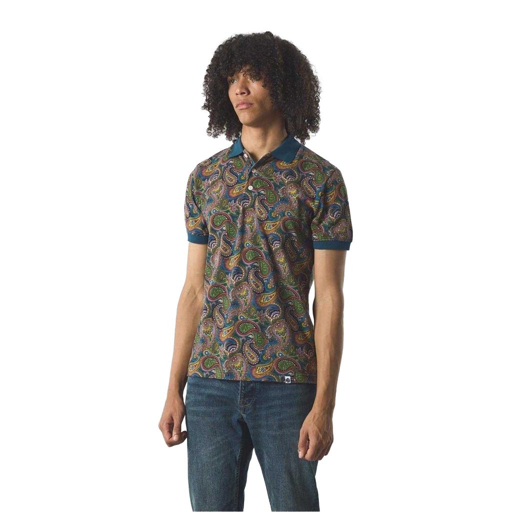 Pretty Green Mens House Paisley Polo Shirt