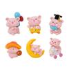 2Pce Cute Doll Figurine Diy Decoration Blind Bag Hanging Accessories Desktop Car Small Ornaments