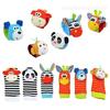 Baby Infant Developmental Wrist Strap Foot Socks Rattle Bug Finders Toy