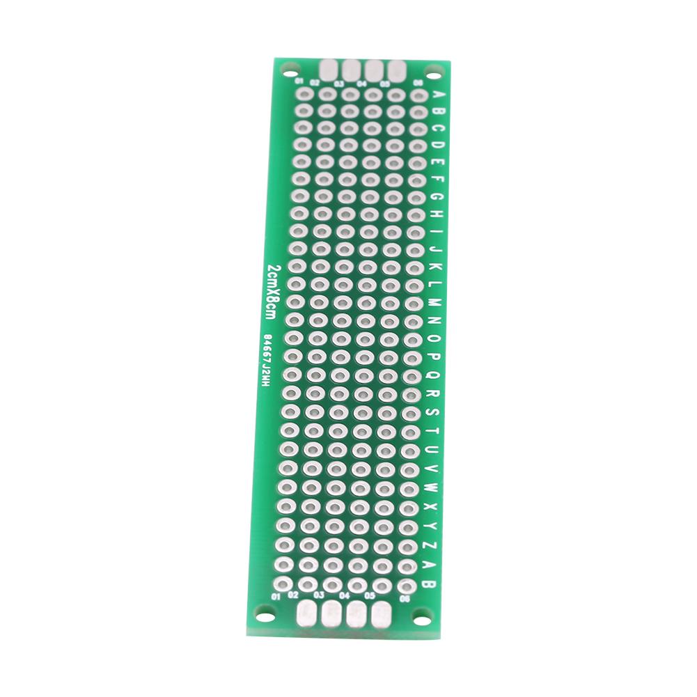 10 Piece 2cm X 8cm Double Sides Prototyping DIY Soldering Universal PCB Circuit Board