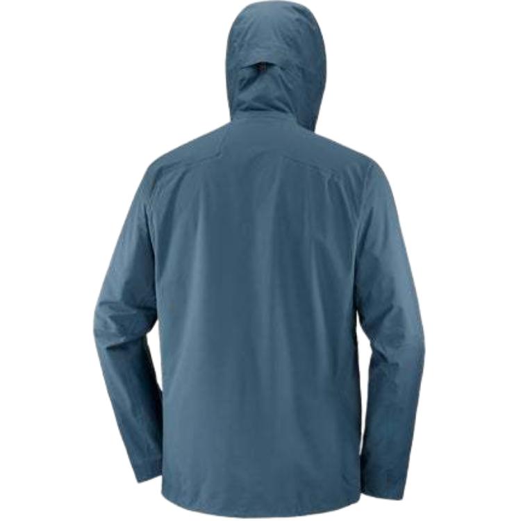 SALOMON Outerpath Pro 2.5L Minimalist Letter Comfortable Breathable Waterproof Windproof Softshell Casual Hooded Running Jacket Men Jacket LC2309700