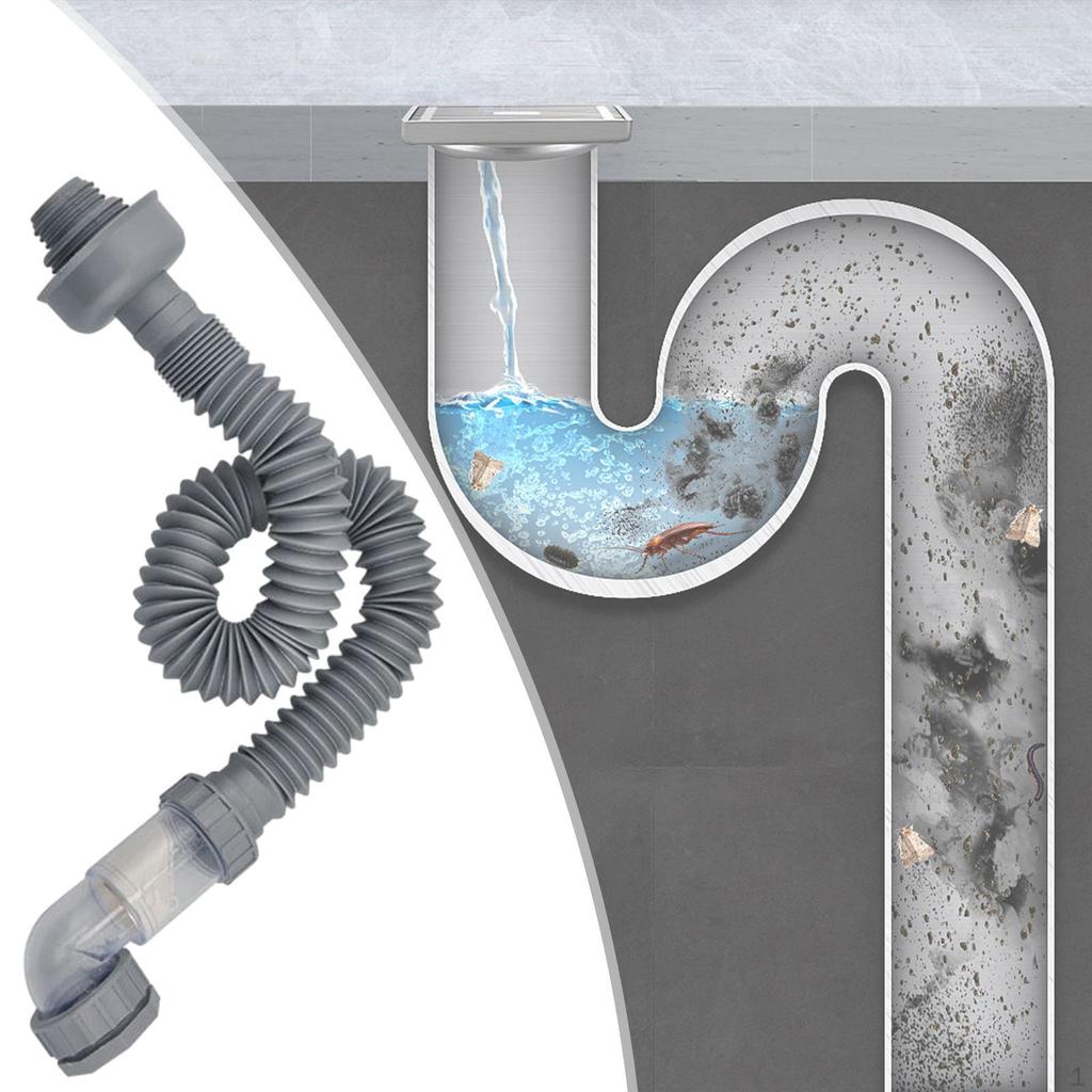 TUBE DE VIDANGE Simple Flexible Et Extensible En S En Plastique