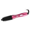 Foldable Heated Curling Brush Ceramic Glaze Coating Thermal Brush 30W Anti Scald Wine Red EU Plug 100 240V