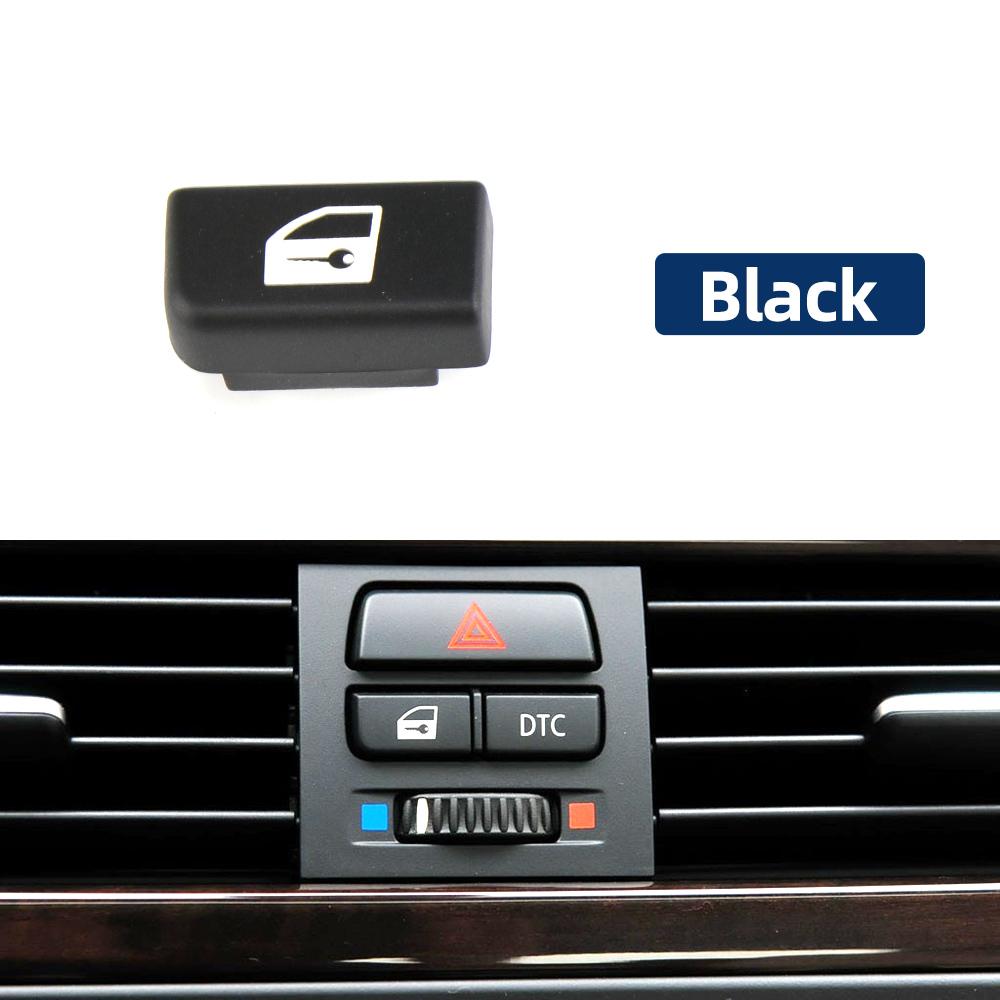 

Car Door Lock Unlock Button Cap Cover For BMW 3 Series E90 Dashboard Interior Parts Fit OE 61319196713 чёрный