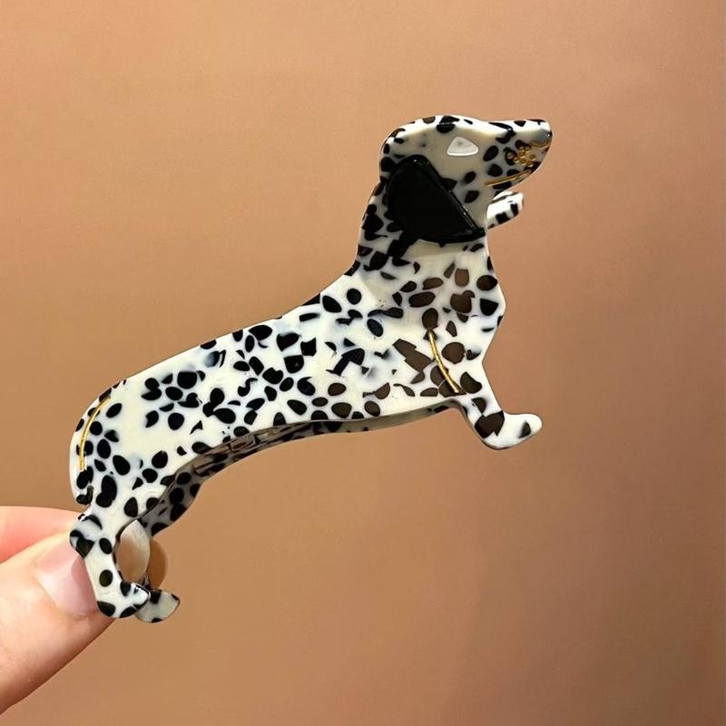 Stylish Acetate Dachshund Hair Clip Elegant Hairpin Fashion Accessory Costume Hairpiece For Women Girls