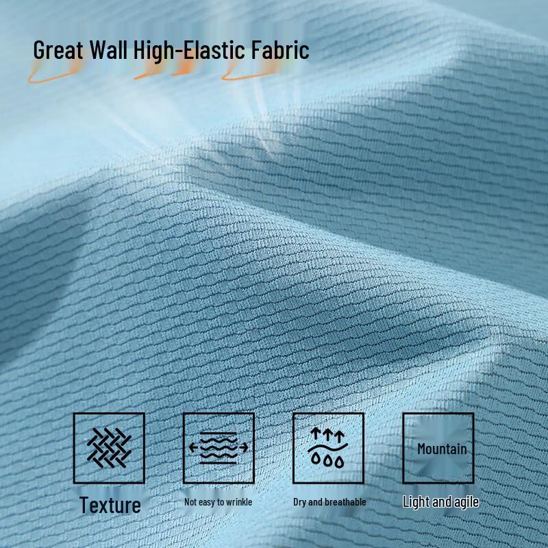 Jeanswest Men's Ice-Feel UPF50+ Hooded Sun Protection Jacket