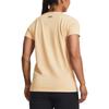 Under Armour Animal Pattern Printed Crew Neck Short Sleeve T-Shirt Women Tops Fangshan-Yellow 1380764-792