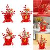 Chinese Lunar New Year Decoration Holiday Feng Shui Artificial Flowers Bouquet