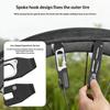 Bicycle Wrench Set High Strength Multifunctional Portable Bicycle Tire Levers Ratchet Wrench Kit Bike Tire Prying Rod