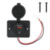Car Charger USB Charger with Sliding Cap Fast Charge USB Charger Light Car Charger 12-24V QC3.0+ PD Car USB Port Charger