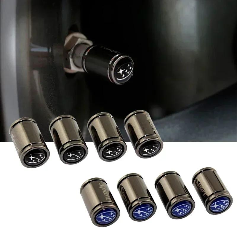 Car Wheel Tire Valve Stem Cap Air Cover for Subaru Logo Forester Ascent BRZ Crosstrek Exiga Legacy Levorg Outback Tribeca WRX XV Z12