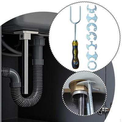 Spülbecken-Schlüssel unter dem Wasserhahn Komfortabler Griff Verschleißfest Klempnerwerkzeug Universal für