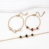 Love heart bracelet women's light luxury stacking fashion jewelry jewelry