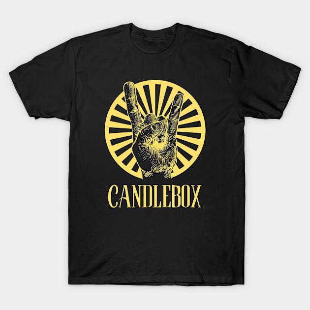 

Мужская черная футболка с принтом Candlebox Печать на трансферной бумаге без резки Хлопковая футболка 3XL чёрный