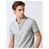 Men's Plus Size Henley Shirt (Up To 8XL) - 95% Cotton Short Sleeve Casual T-Shirt with Button Placket - Big and Tall Summer Top